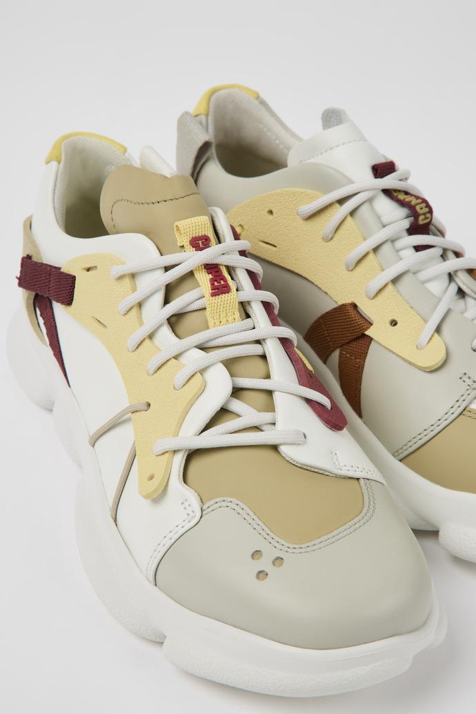 Twins Multicolored leather and textile sneakers for women by CAMPER