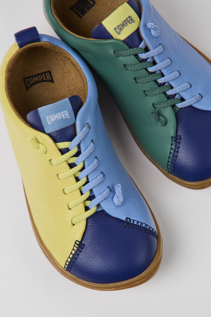 Twins Multicolored leather lace-up shoes by CAMPER
