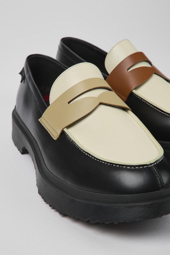 Twins Multicolored leather loafers for men by CAMPER
