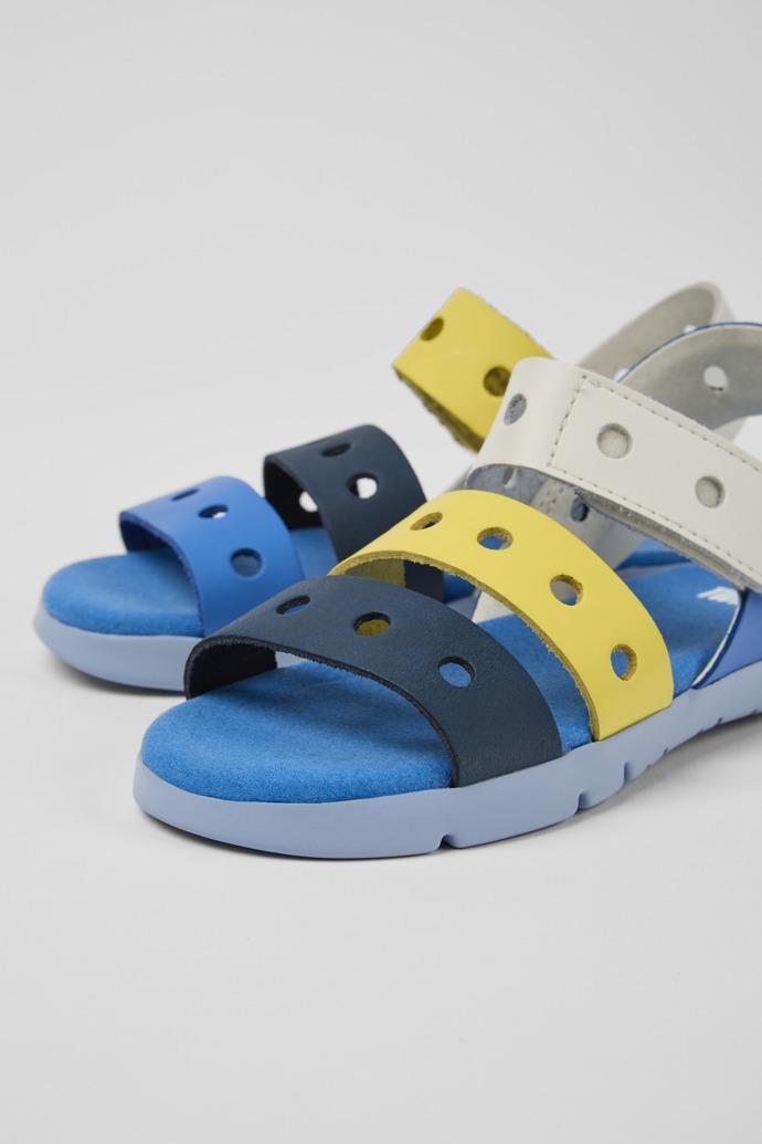 Twins Multicolored leather sandals for kids by CAMPER