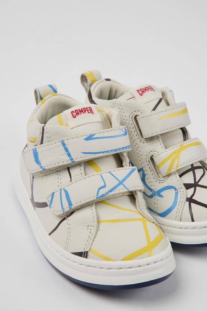 Twins Multicolored leather sneakers for kids by CAMPER