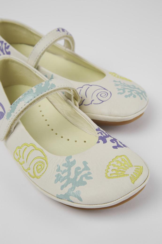 Twins White Leather Mary Jane by CAMPER