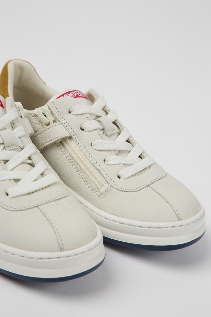 Twins White leather and nubuck sneakers for kids by CAMPER