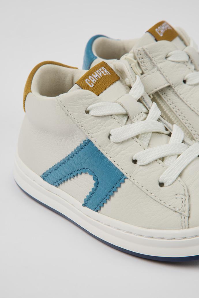 Twins White leather sneakers for kids by CAMPER