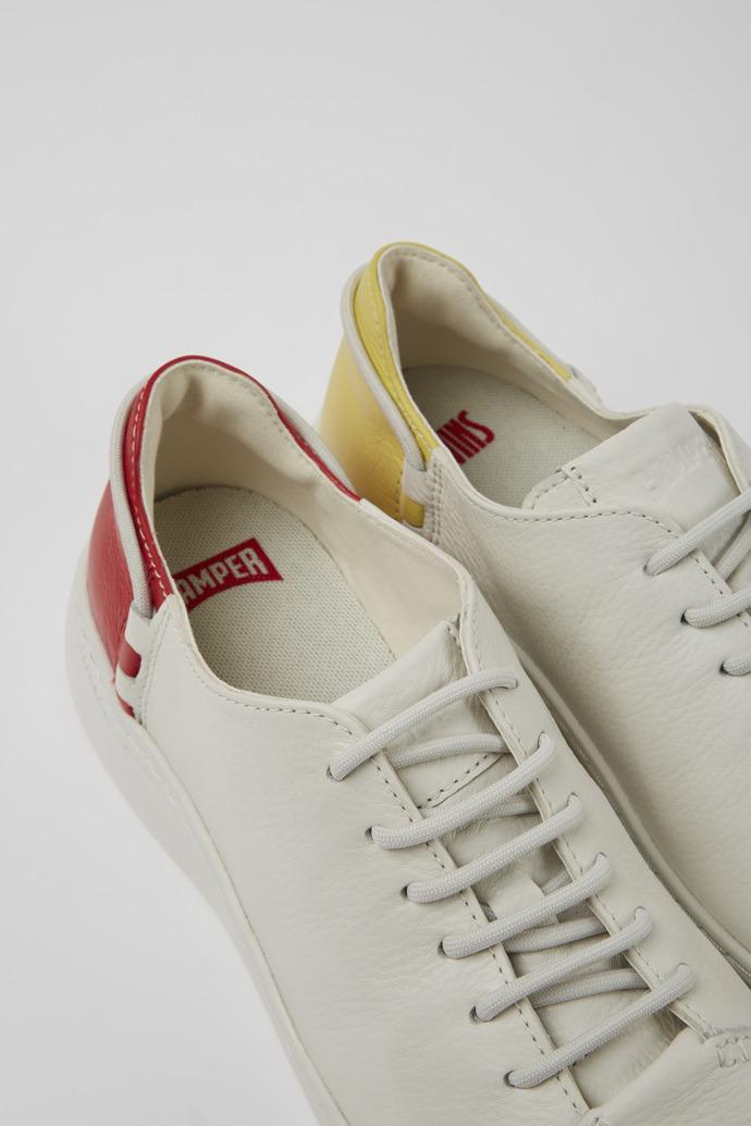 Twins White leather sneakers for women by CAMPER