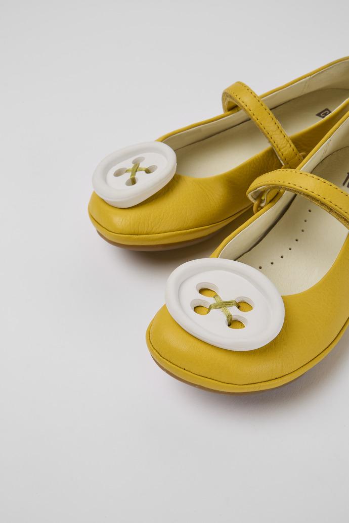 Twins Yellow leather shoes by CAMPER