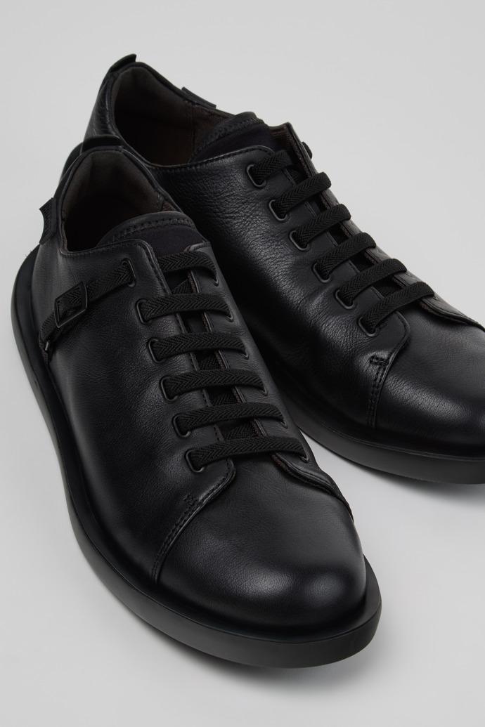 Wagon Black Leather and Textile Shoes for Men. by CAMPER