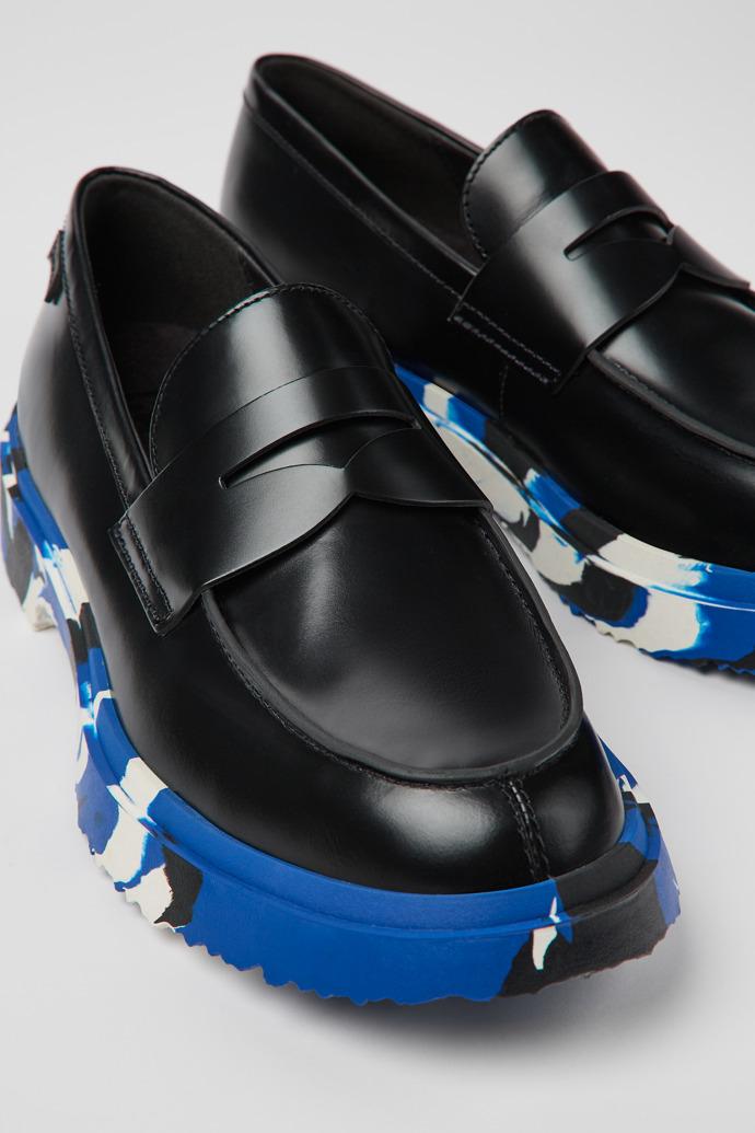 Walden Black Leather Moccasin for Men by CAMPER