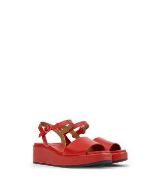 Women's Misia Leather 2-Strap Sandal by CAMPER