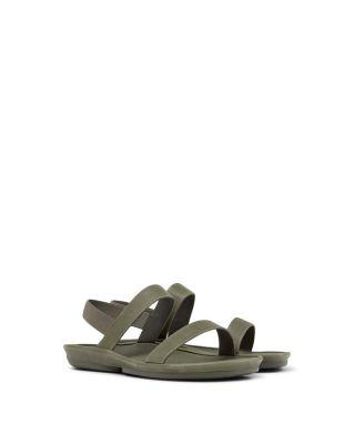 Women's Right Isla Leather 2-Strap Sandal by CAMPER