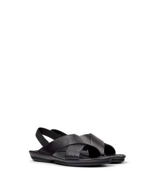 Women's Right Isla Leather X-Strap Sandal by CAMPER