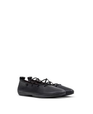 Women's Right Nina Leather Ballerina by CAMPER