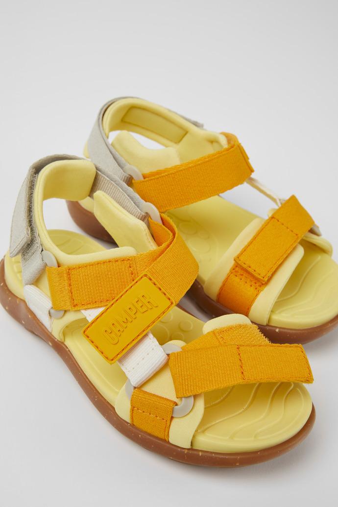 Wous Multicolored textile sandals for kids by CAMPER