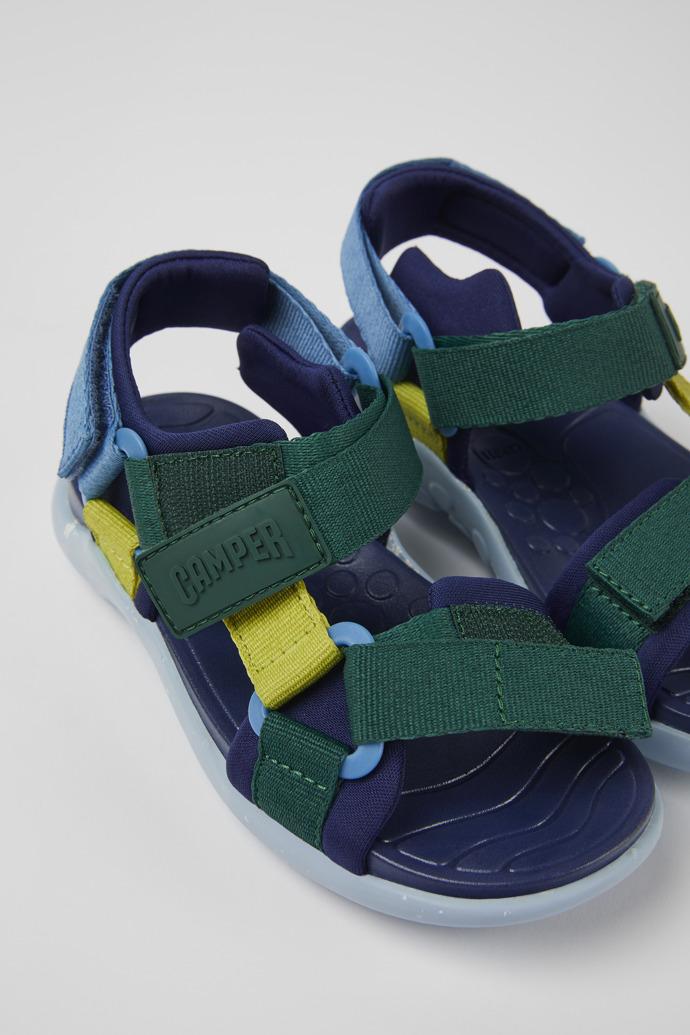 Wous Multicolored textile sandals for kids by CAMPER