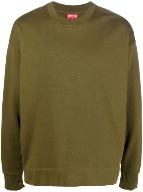 crew-neck organic cotton sweatshirt by CAMPER
