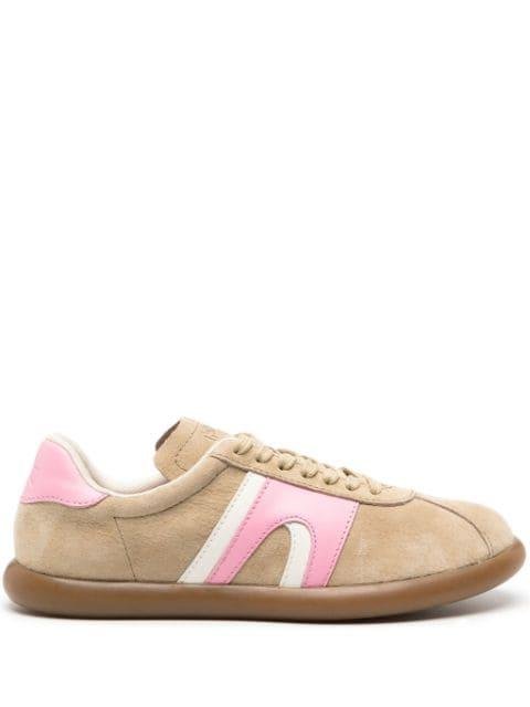 leather-panel suede trainers by CAMPER