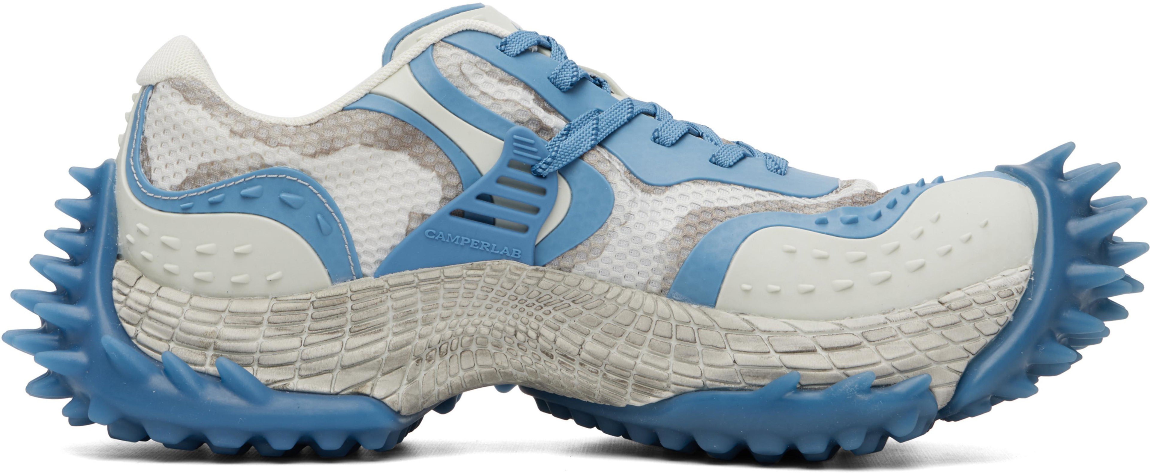 Blue & Off-White Tornado Sneakers by CAMPERLAB