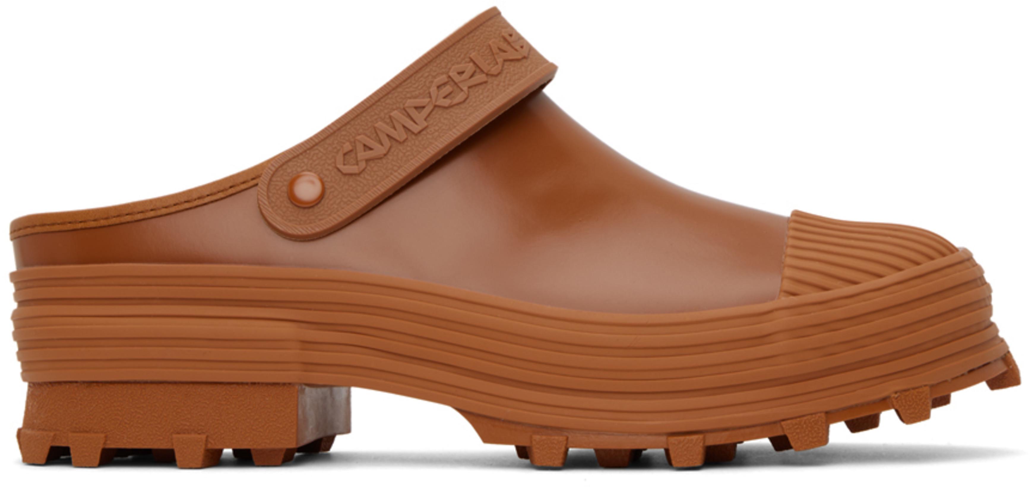 Brown Traktori Clogs by CAMPERLAB