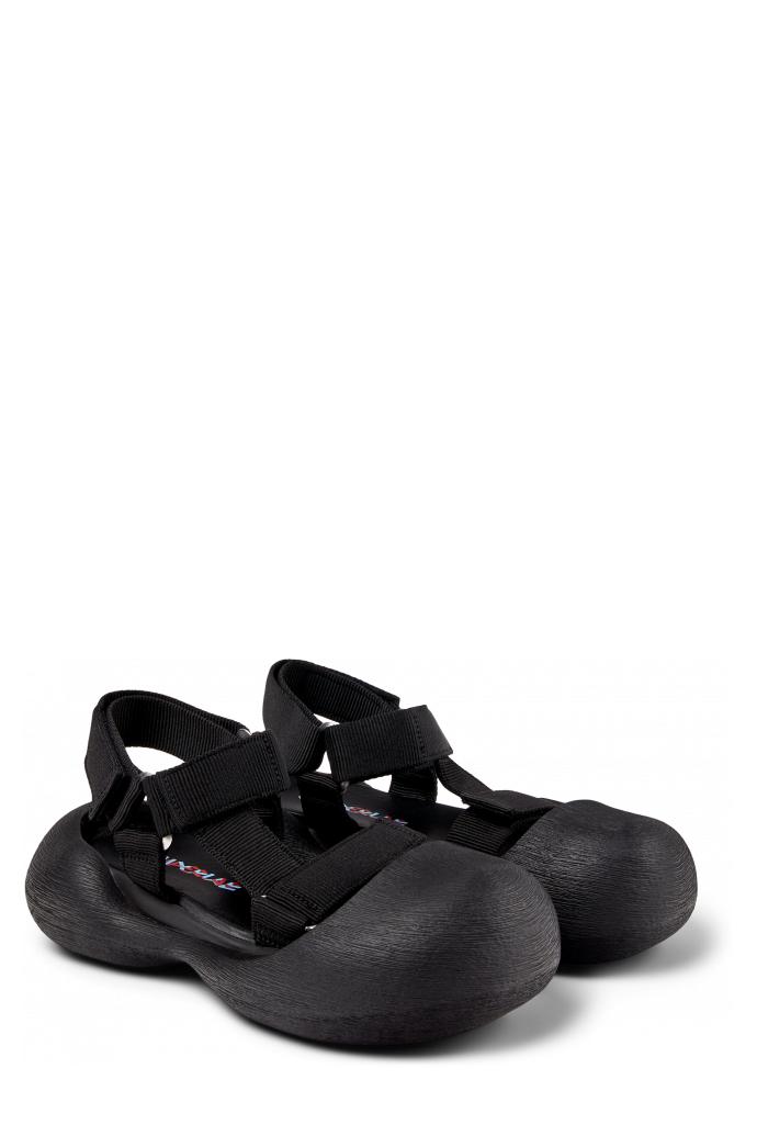 Caramba Black Recycled PET Sandals by CAMPERLAB