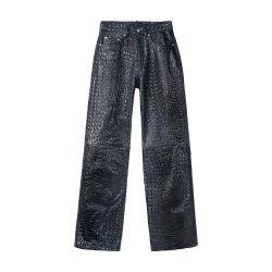 Straight leg leather pants by CAMPERLAB