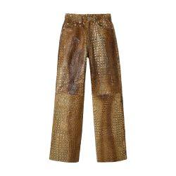 Straight leg leather pants by CAMPERLAB