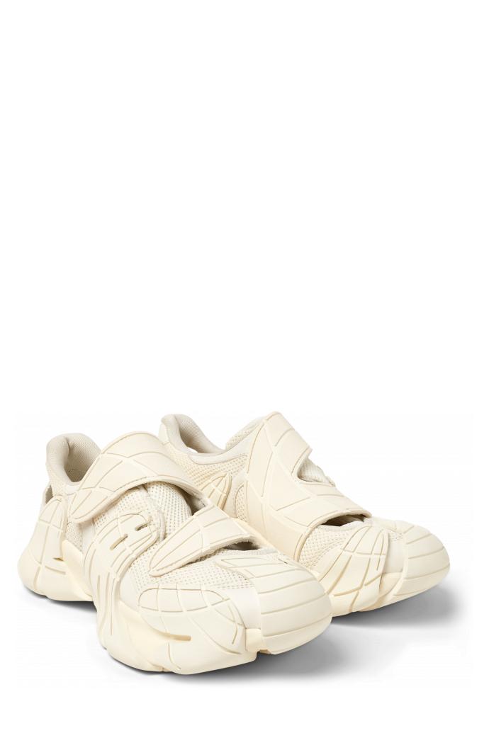 Tormenta White Textile Sneakers by CAMPERLAB