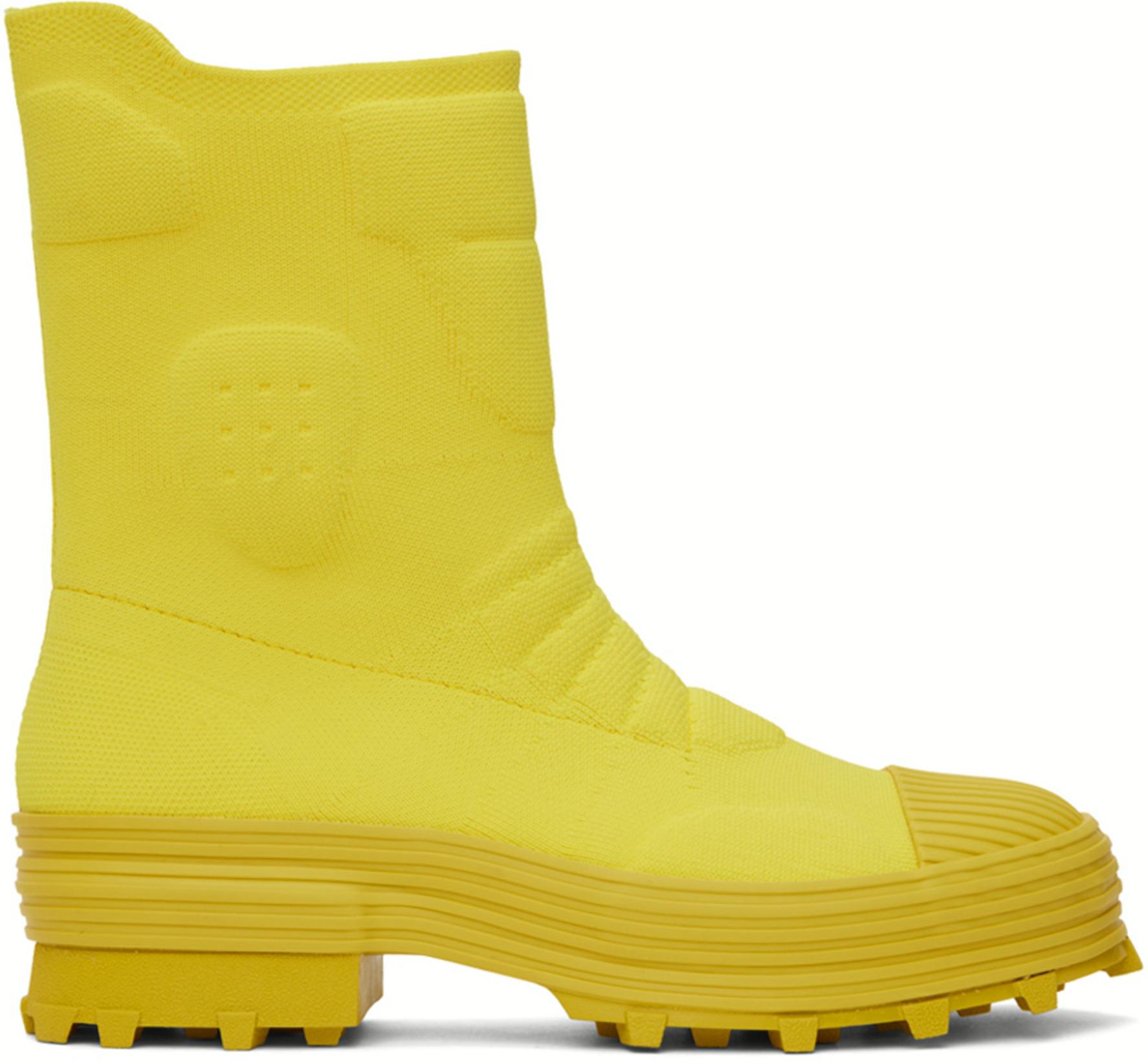 Yellow Traktori Boots by CAMPERLAB
