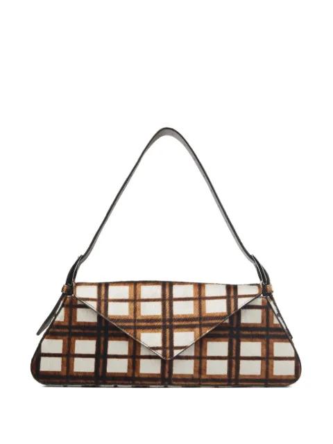 checked shoulder bag by CAMPERLAB