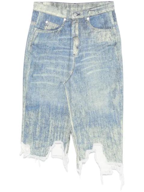 denim midi skirt by CAMPERLAB