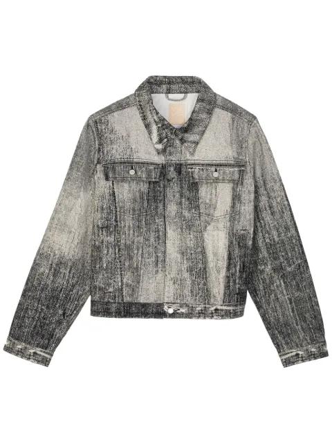distressed denim jacket by CAMPERLAB