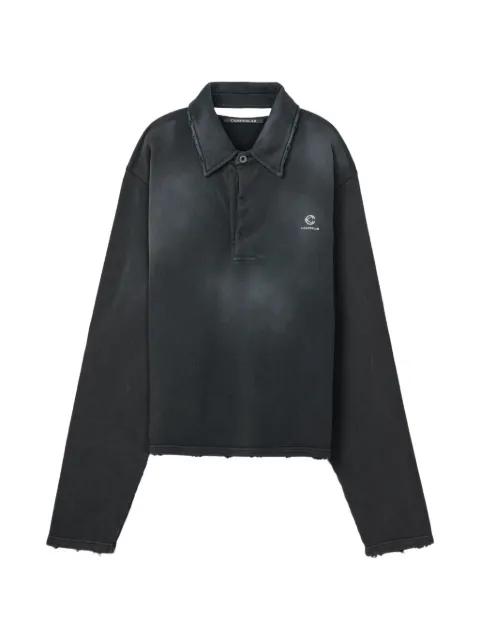 frayed collar sweatshirt by CAMPERLAB