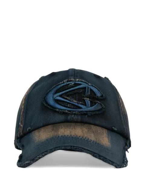 logo-patch distressed cap by CAMPERLAB