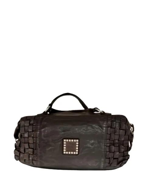 Rachele woven-leather shoulder bag by CAMPOMAGGI