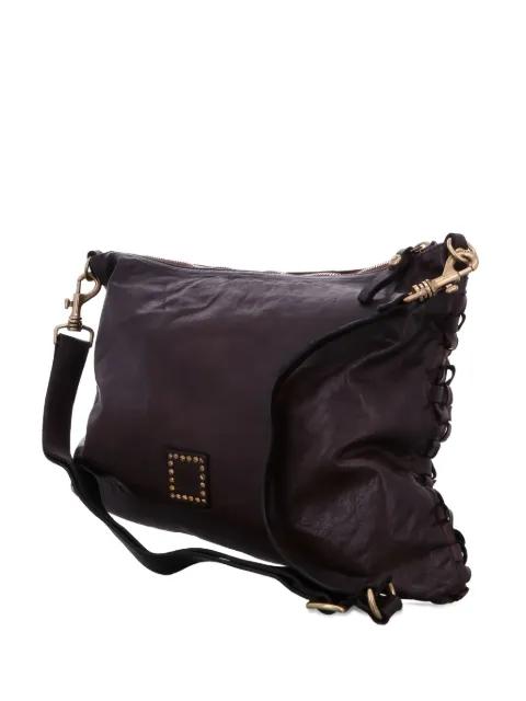 zip-fastening leather shoulder bag by CAMPOMAGGI