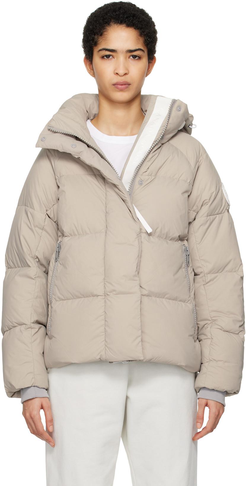 Beige Junction Down Pastels Jacket by CANADA GOOSE