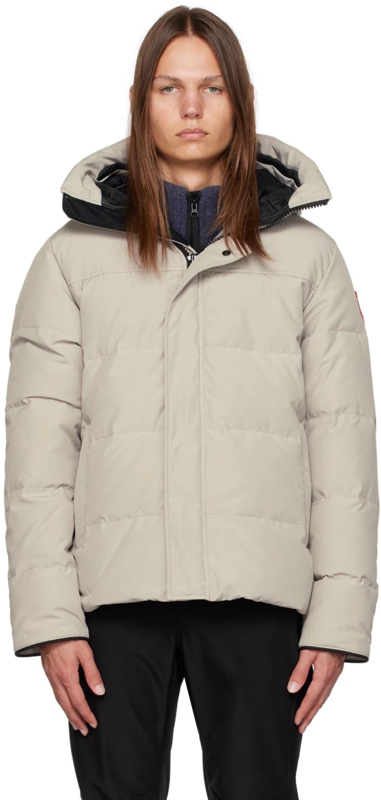 Beige MacMillan Down Jacket by CANADA GOOSE