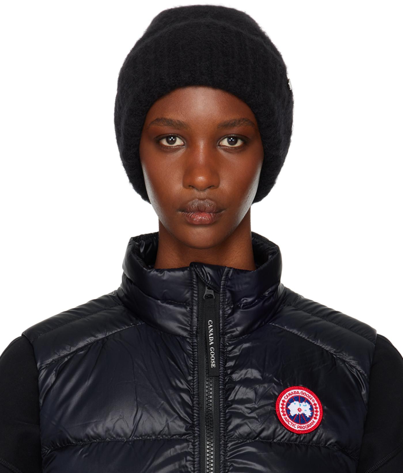 Black Alpaca Beanie by CANADA GOOSE