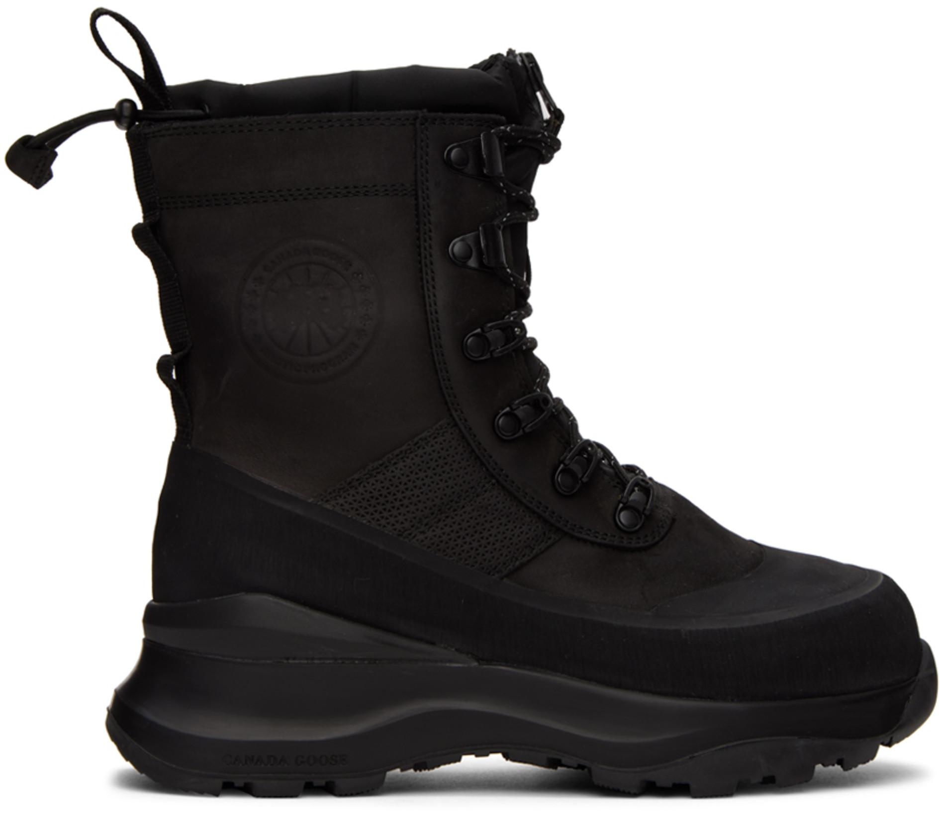 Black Armstrong Boots by CANADA GOOSE