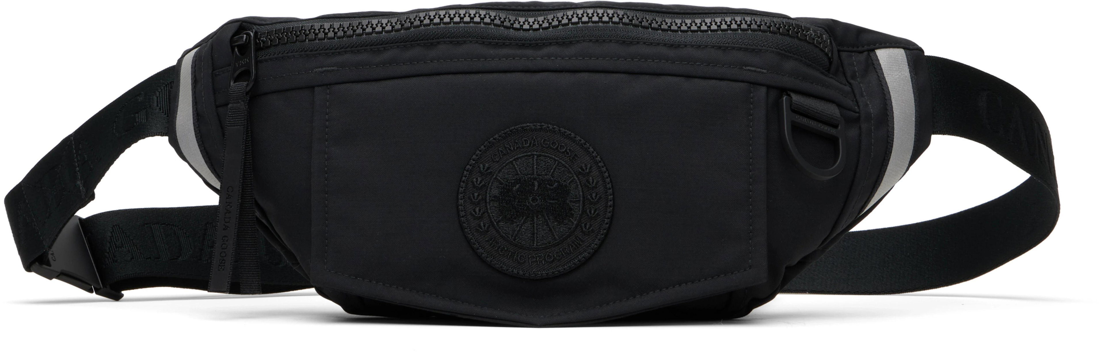 Black 'Black Label' Waistpack by CANADA GOOSE