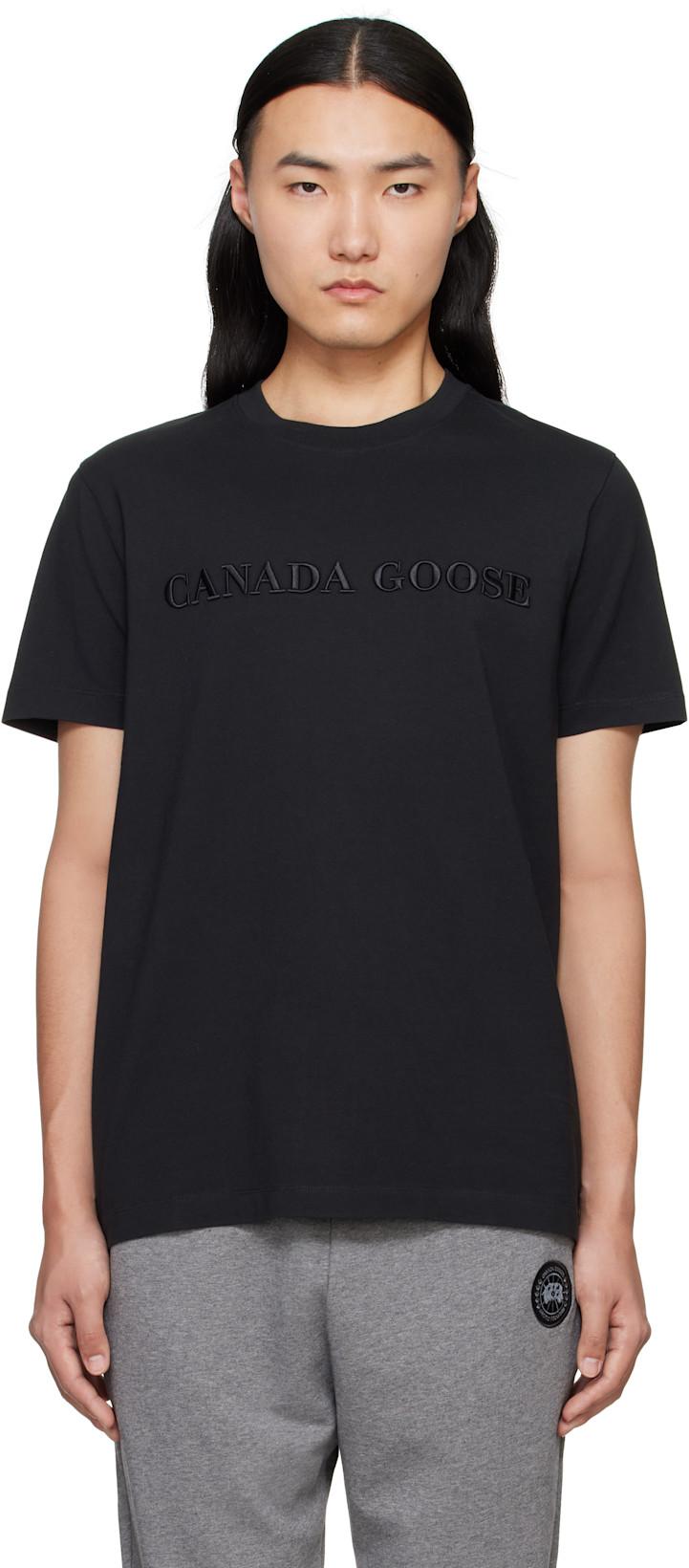 Black Emersen Crewneck T-shirt by CANADA GOOSE