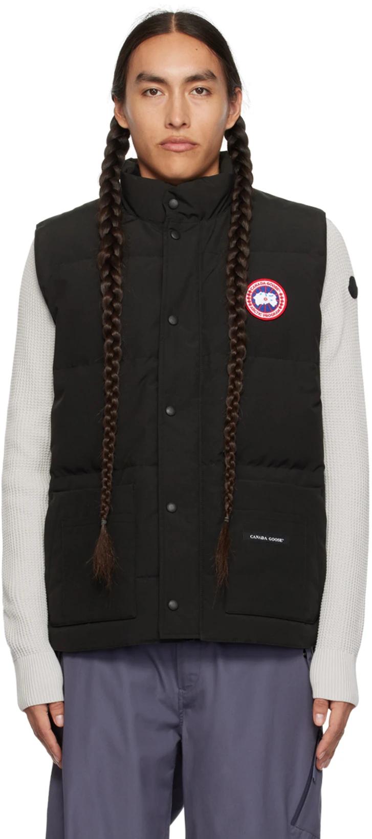 Black Freestyle Down Vest by CANADA GOOSE