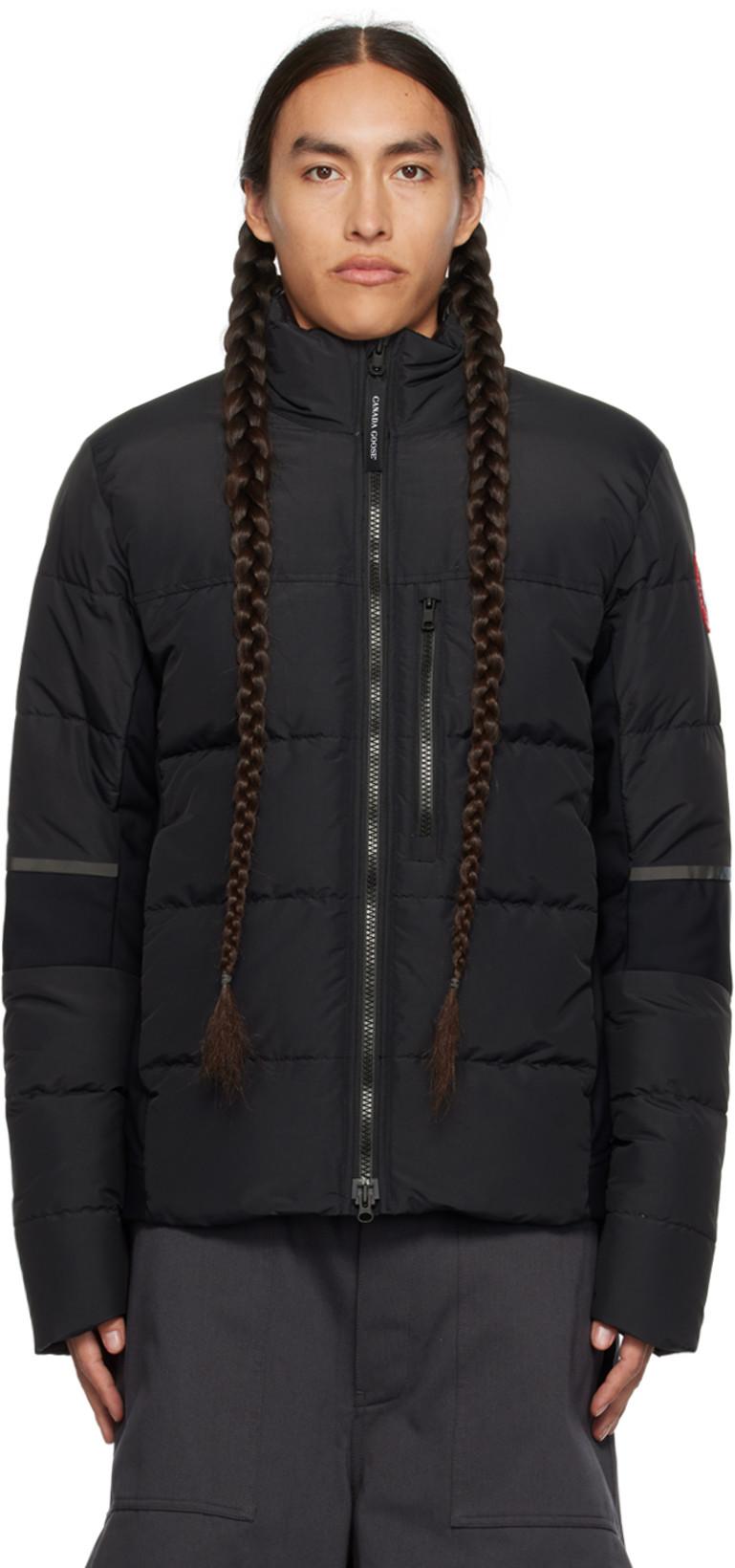 Black HyBridge Down Jacket by CANADA GOOSE