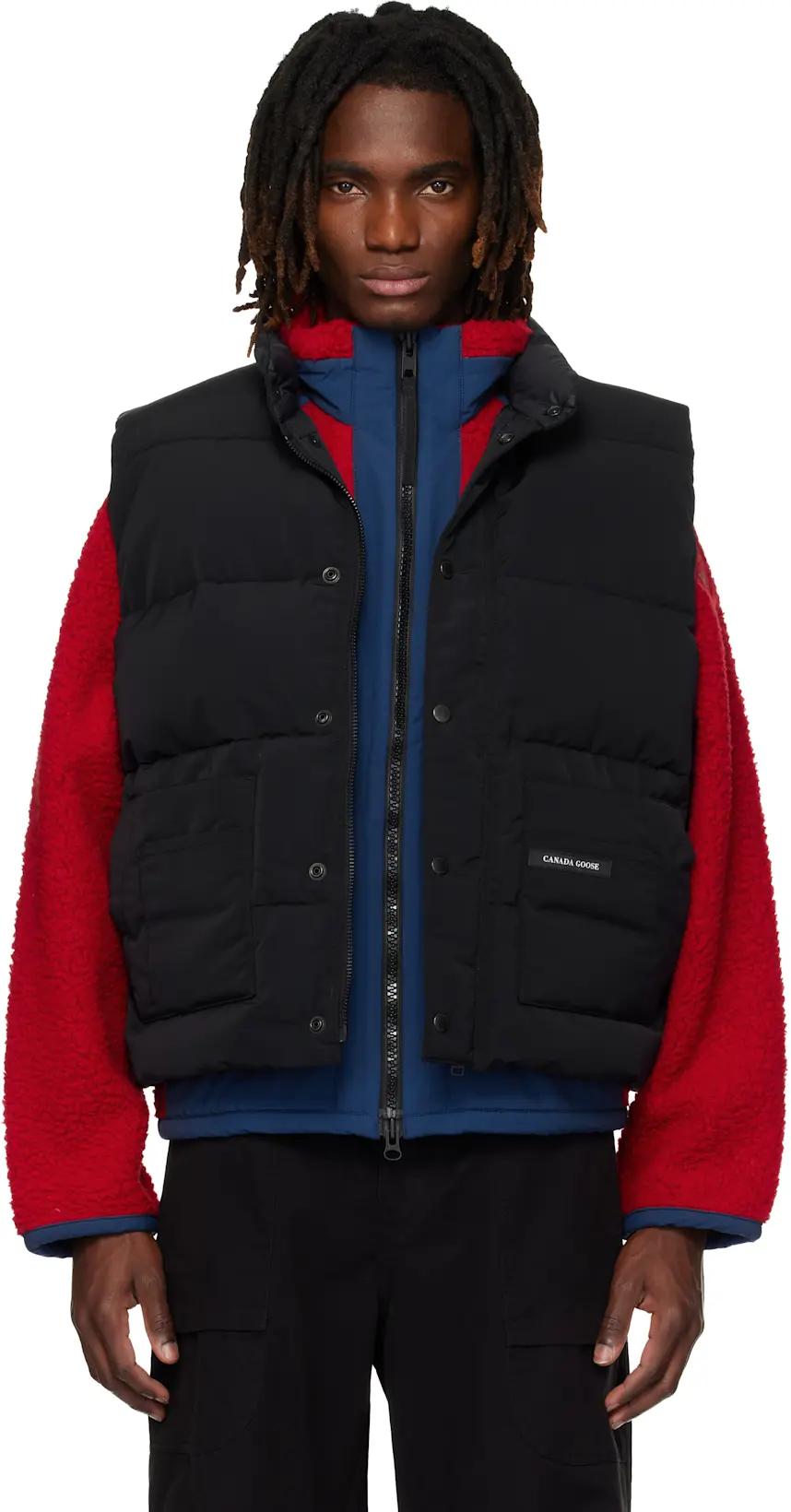 Black Ledger Down Vest by CANADA GOOSE