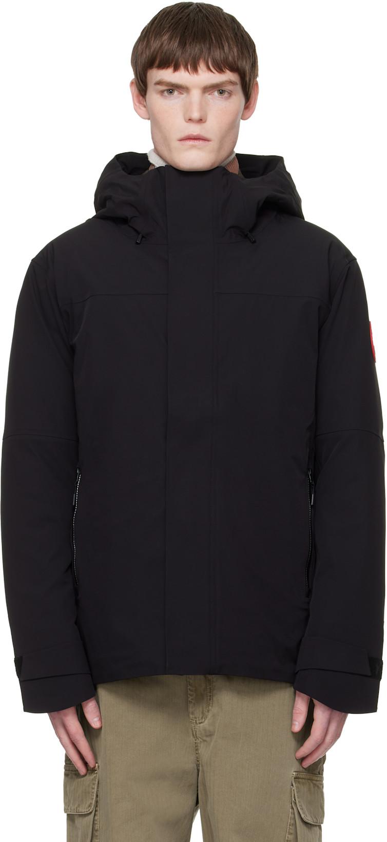 Black Rupert Rain Jacket by CANADA GOOSE