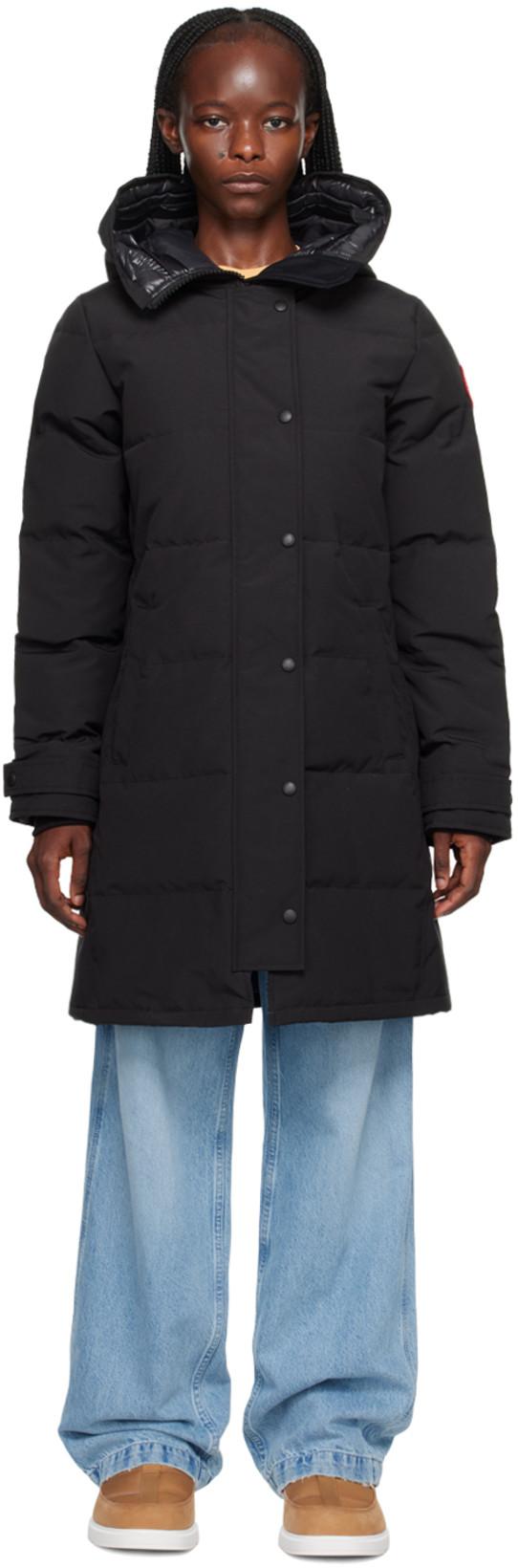 Black Shelburne Down Jacket by CANADA GOOSE