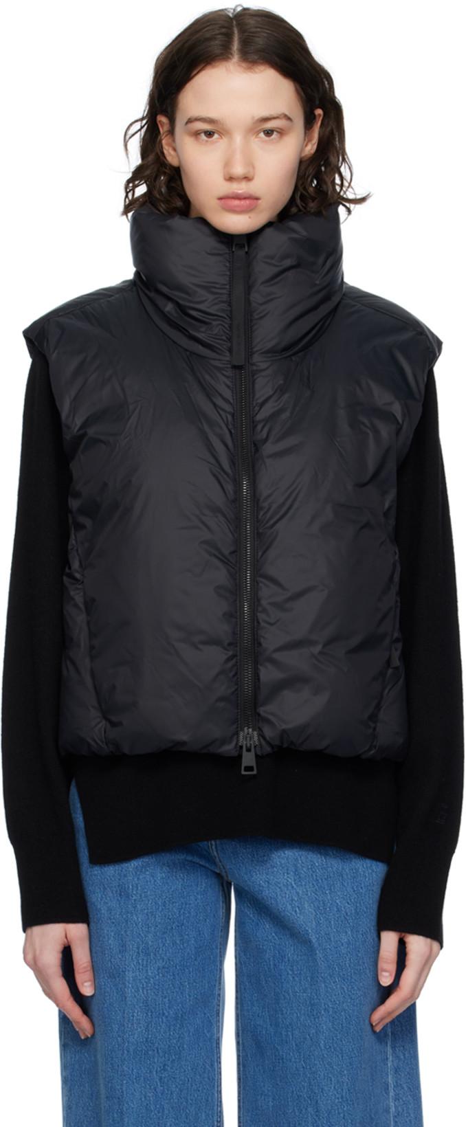 Black Spessa Down Vest by CANADA GOOSE
