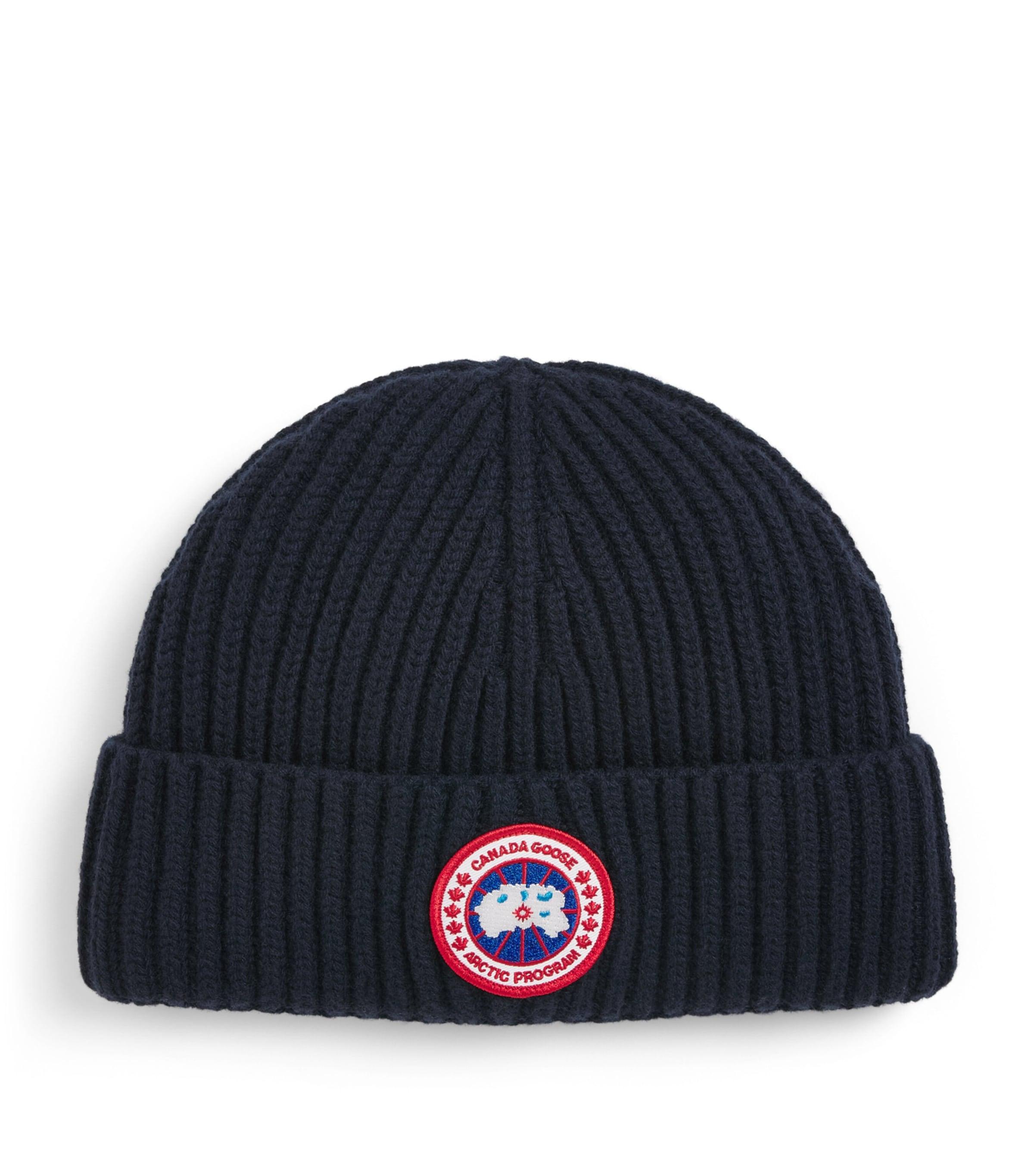 Canada Goose Wool-Cashmere Ribbed Beanie by CANADA GOOSE