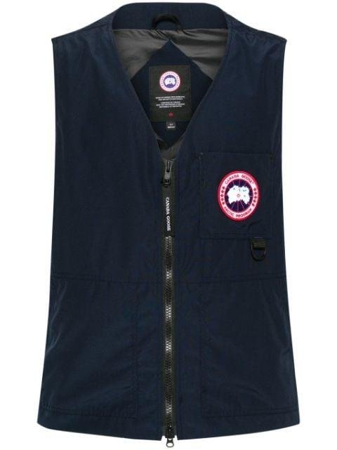 Canmore logo-patch gilet by CANADA GOOSE