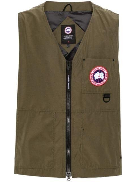 Canmore logo-patch gilet by CANADA GOOSE