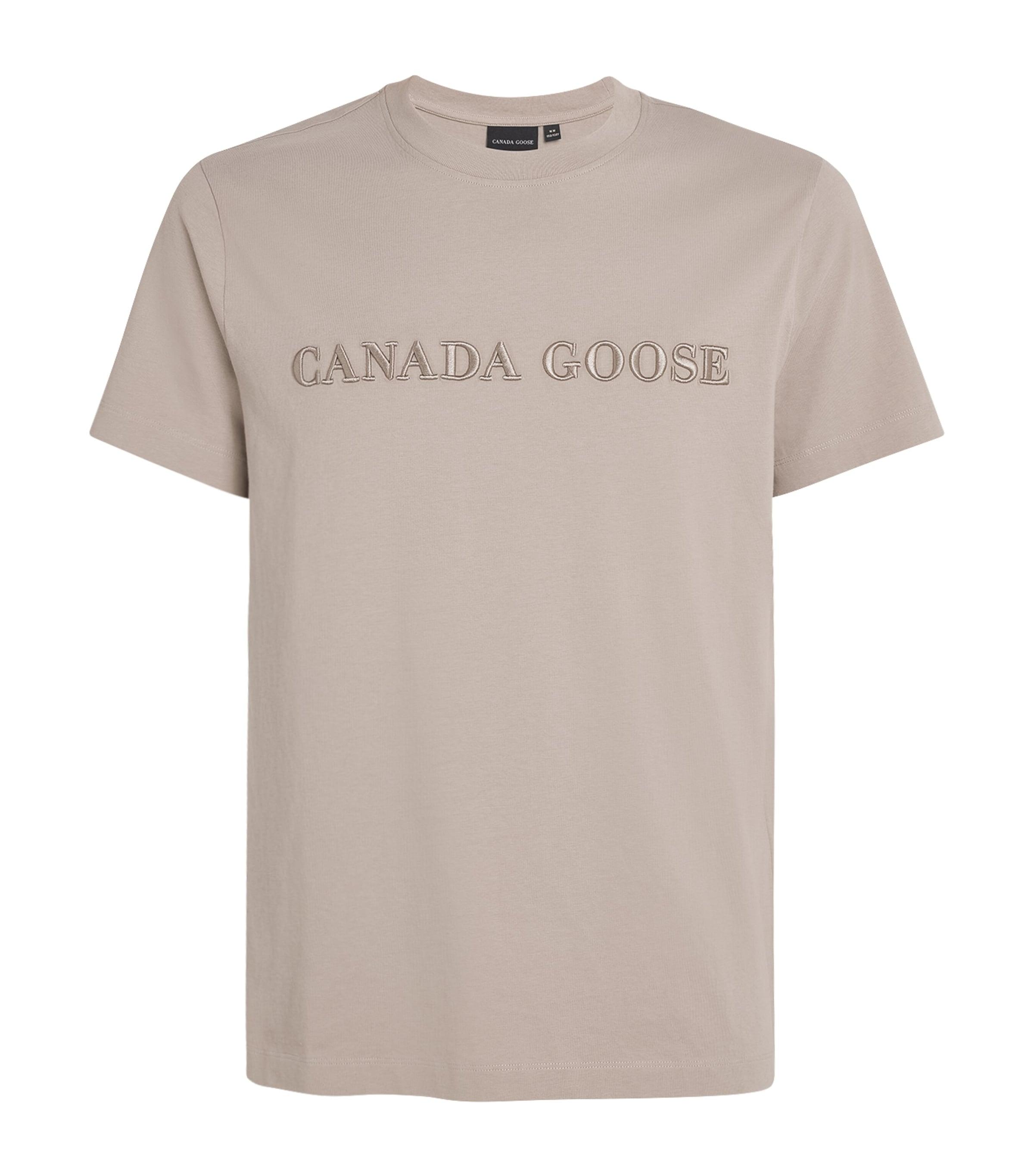 Cotton Embroidered Emerson T-Shirt by CANADA GOOSE